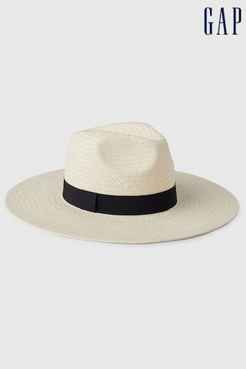 Gap Beige Straw Panama Hat (K75032) | £30