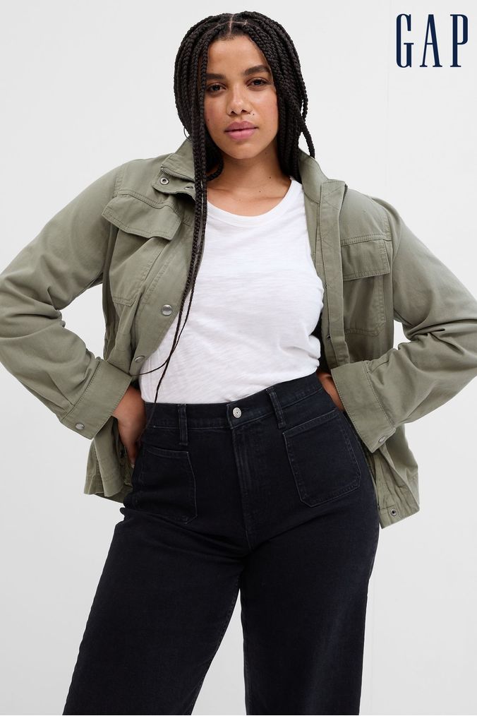 Gap garment dyed utility sales jacket