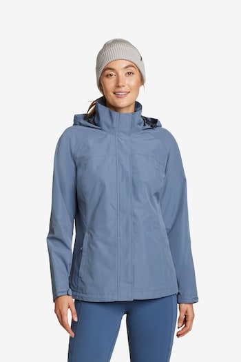 Eddie Bauer Blue Packable Rainfoil Jacket (K75103) | £60