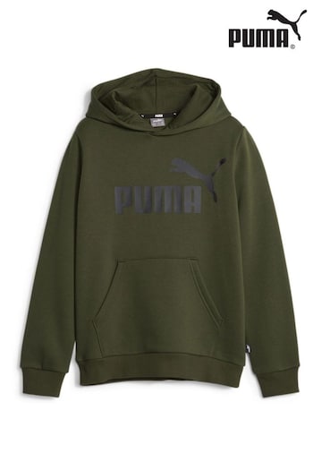 Puma Green Essentials Big Logo Youth Hoodie (K75113) | £35