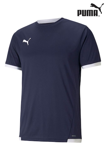 Puma Blue Mens Football Jersey (K75136) | £20