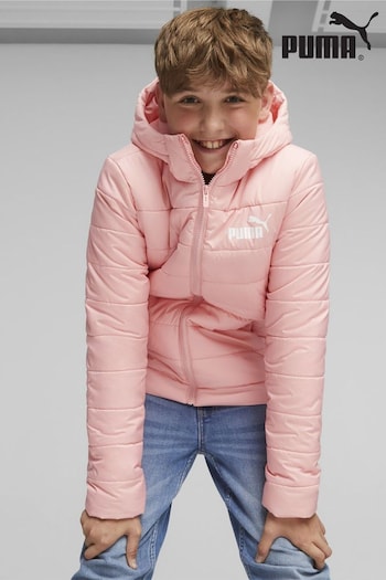 Puma Neon Pink Essentials Padded Jacket (K75159) | £60