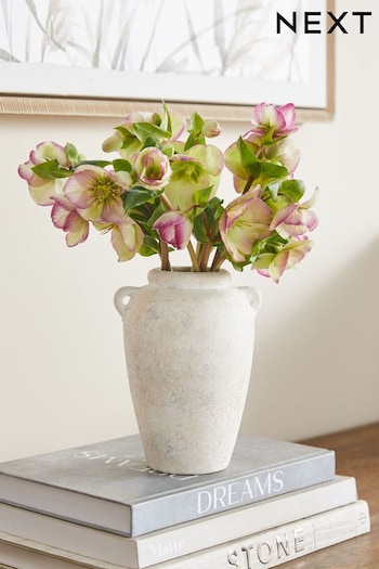 Natural Country Ceramic Lydford Small Textured Flower Vase (K75184) | £14