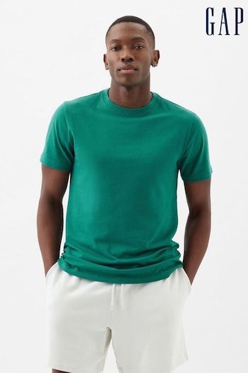 Gap Green Everyday Soft Short Sleeve Crew Neck T-Shirt (K75235) | £10