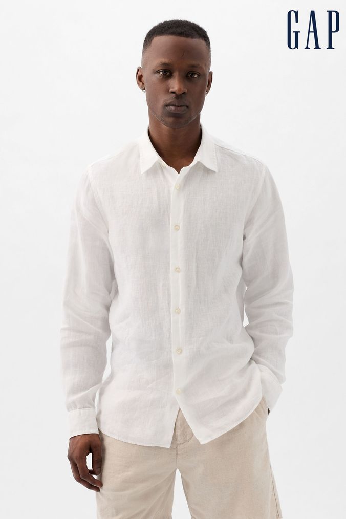 Gap mens online casual shirts