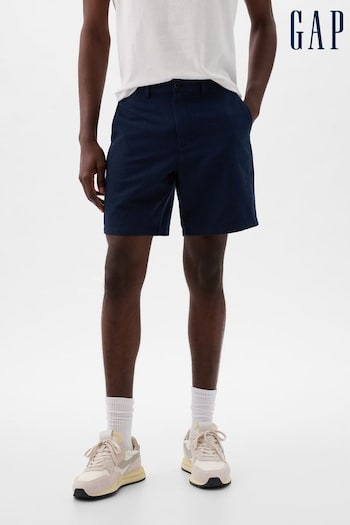 Gap Blue Linen Cotton Flat Front Shorts (K75243) | £40