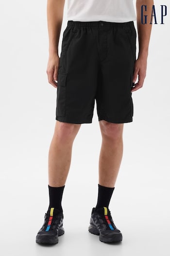 Gap Black Poplin Cargo Shorts (K75260) | £35