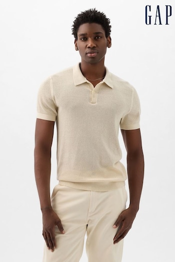 Gap HUGO Textured Short Sleeve Polo Shirt (K75267) | £35