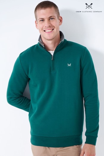 Crew denim Clothing Classic Half Zip Sweatshirt (K75282) | £65