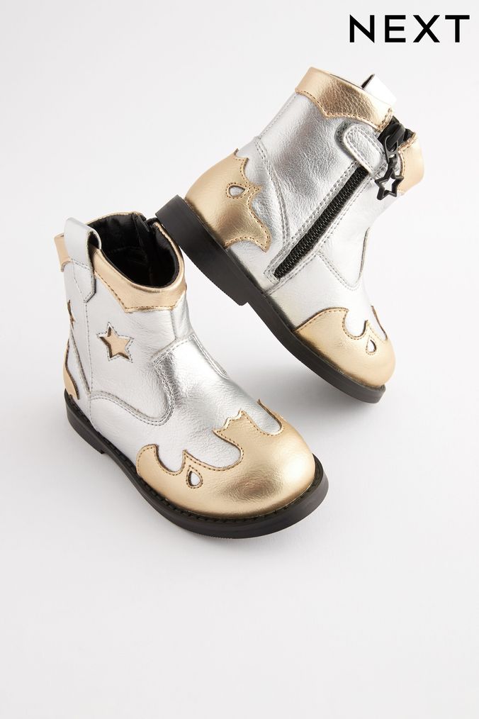 Buy Girls Boots Gold Footwear Online Next UK