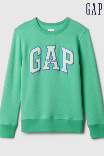 Gap Green Logo Sweatshirt (4-13yrs) (K75386) | £18
