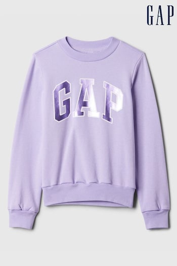 Gap Purple Logo Sweatshirt (4-13yrs) (K75442) | £18