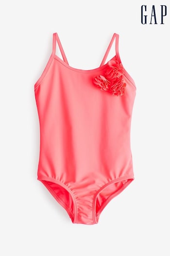 Gap Pink Floral Corsage Swimsuit (4-12yrs) (K75447) | £25