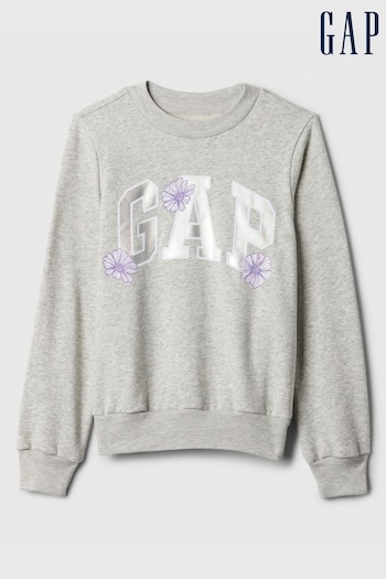 Gap Grey Logo Sweatshirt (4-13yrs) (K75487) | £18
