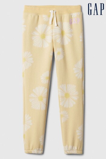 Gap Yellow Graphic Print Pull On Joggers (4-13yrs) (K75506) | £18