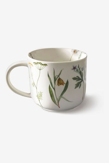Kew Gardens Set of 2 White Wild Floral Mugs (K75514) | £28