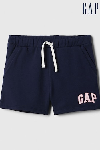 Gap Blue Pull On Logo Jogger Running Shorts (4-13yrs) (K75518) | £12