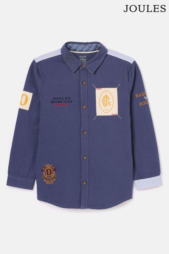 Boys Long Sleeve Shirts Plain Checked Printed Shirts Next UK