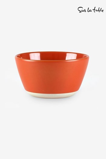 Sur La Table Set of 4 Orange Colour Me Happy Cereal Bowls 13.5cm (K75691) | £36