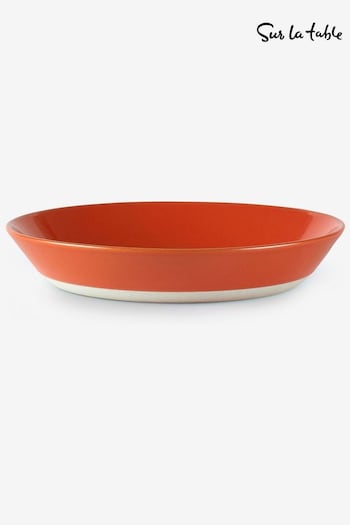 Sur La Table Set of 4 Orange Colour Me Happy Pasta Bowls 23cm (K75693) | £44