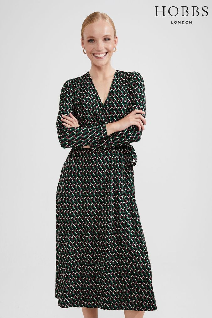 Hobbs wrap cheap dress sale