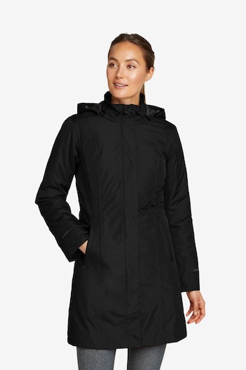 Eddie Bauer Black Girl on the Go Insulated Trench (K75851) | £230