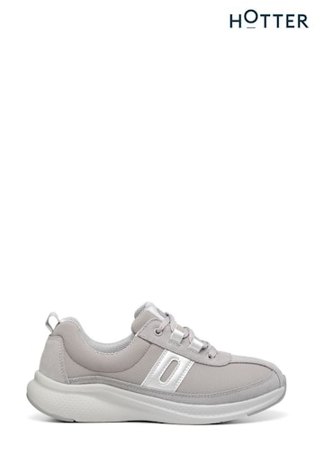 Hotter Grey Regular Fit Pace Lace-Up Shoes (K75952) | £79