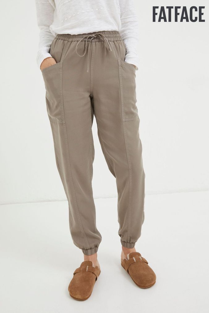 Light brown joggers on sale