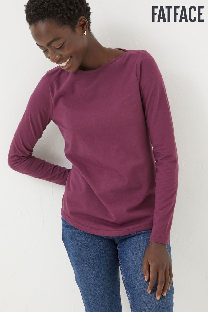 Buy Women s T Shirts Red Long Sleeve Tops Online Next UK