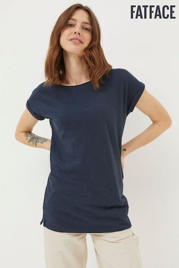 FatFace Blue Organic Cotton Ivy T-Shirt (K76056) | £25