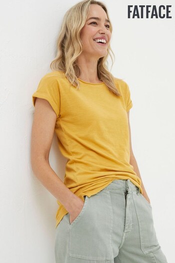 FatFace Yellow T-Shirt (K76067) | £25