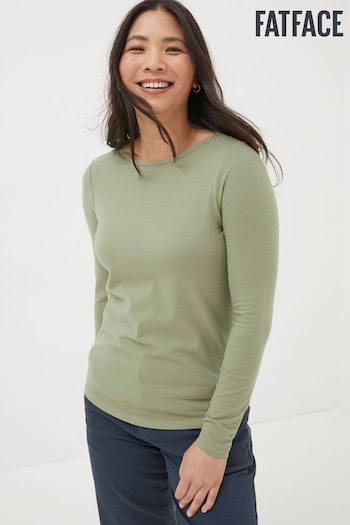 FatFace Green Organic Cotton Bree T-Shirt (K76069) | £29.50