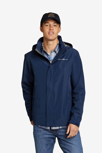 Eddie Bauer Blue Packable Rainfoil Jacket (K76102) | £100