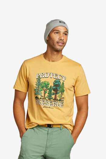 Eddie Bauer Yellow Preserve Graphic T-Shirt (K76123) | £30