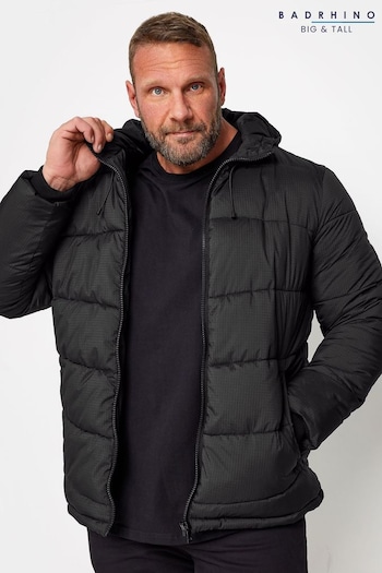 BadRhino Big & Tall Black Premium Padded Coat (K76126) | £65