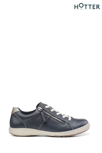 Hotter Blue Swift Lace-Up/Zip Regular Fit Shoes (K76161) | £89