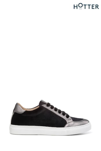 Hotter Grey Sylvie Lace-Up Regular Fit Shoes (K76174) | £99
