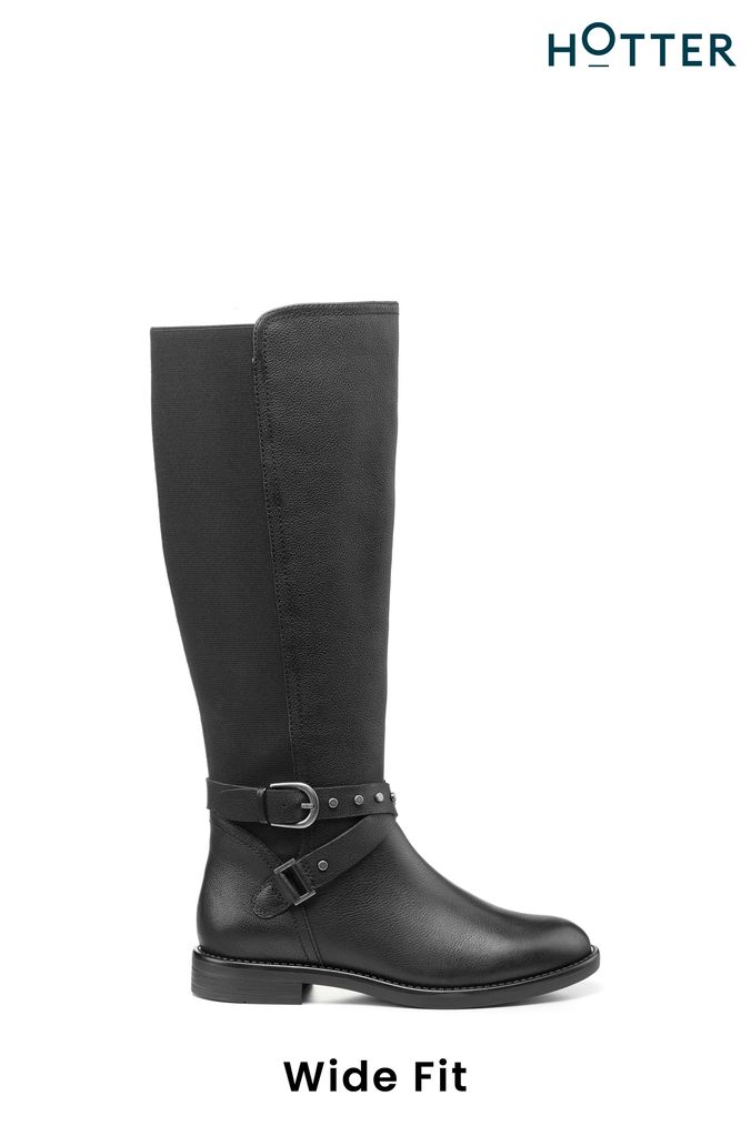 Buy Women s Boots Black Hotter Knee High Footwear Online Next UK