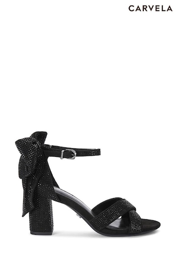 Carvela Black Lovebird Bow Sandals (K76224) | £99