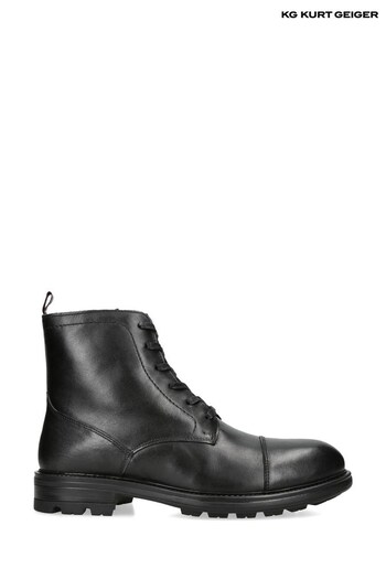 KG Kurt Geiger Black Mikey Toecap Boots (K76229) | £149
