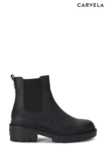 Carvela Black Boulder Chelsea Boots Junior (K76241) | £139