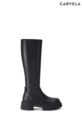 Carvela Explorer Black Knee Boots (K76246) | £129