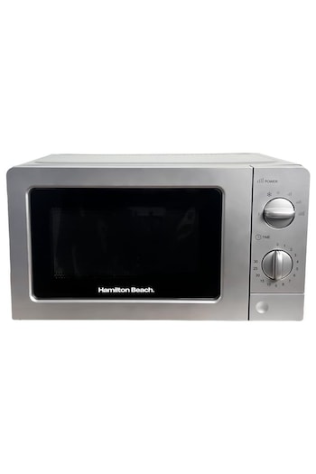 Hamilton Beach Silver 20 Litre Microwave With Glass Door (K76582) | £80