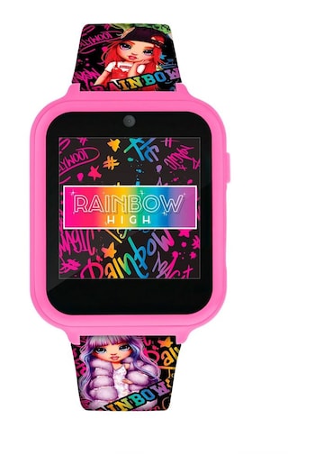 Peers Hardy Pink Rainbow High Multicoloured Silicone Strap Smart Watch (K76733) | £40