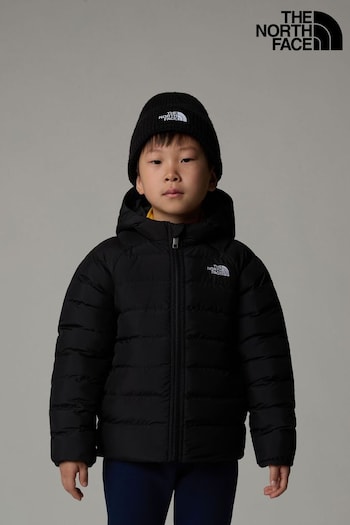 The North Face Black Boys Reversible Perrito Hooded Jacket (K76756) | £80