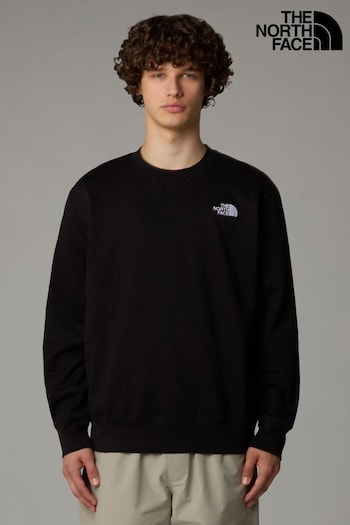 The North McQueen Black Mens Essential Crew Neck Sweat Shirt (K76911) | £60