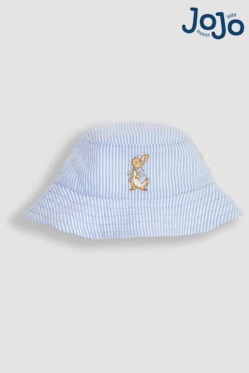 JoJo Maman Bébé Blue Peter Rabbit Embroidered Sun Hat (K76933) | £15