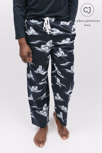 Cyberjammies Blue Arctic Fox Print Pyjama Bottoms (K77020) | £26