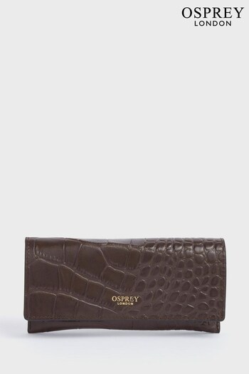 Osprey London The Ludlow Leather Glasses Brown Case (K77102) | £49