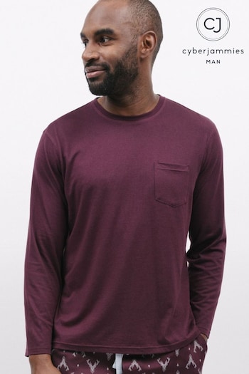 Cyberjammies Purple Long Sleeve Pyjama Top (K77297) | £22